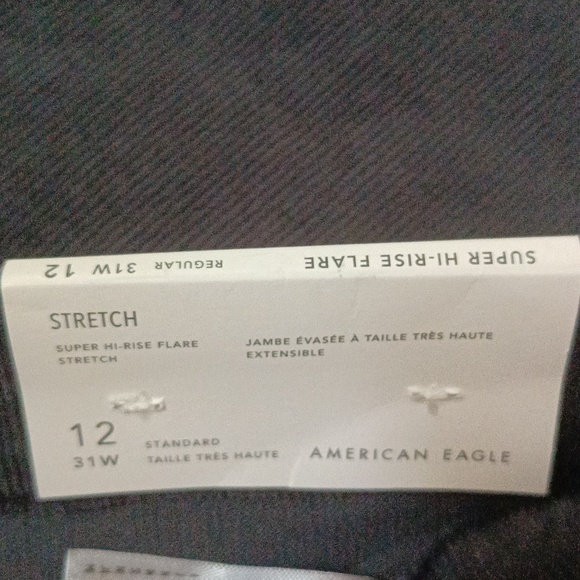 American Eagle Super High Rise Flare Corduroy Pants *New - Picture 13 of 14